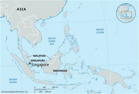 where is singapore on a world map.